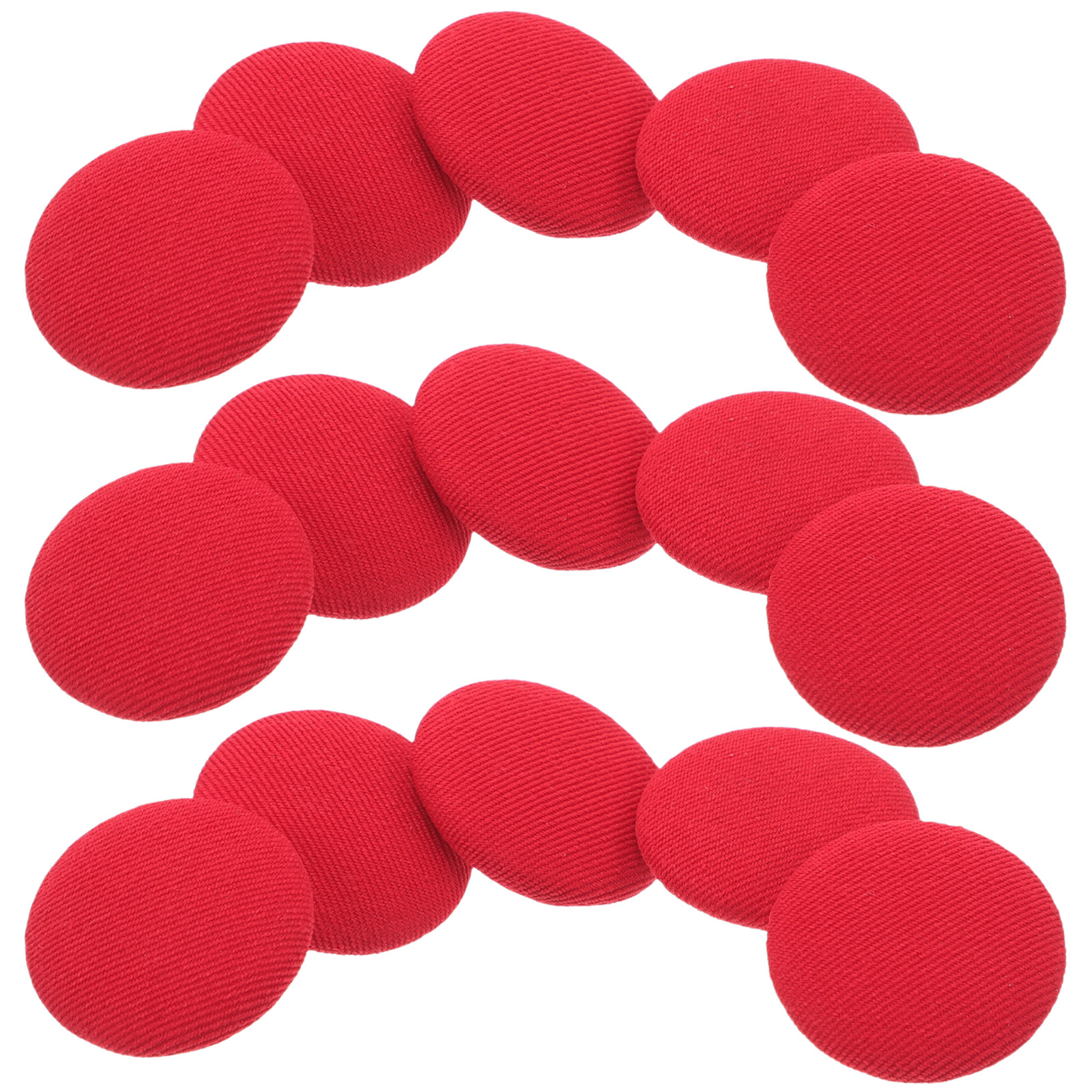 Wool Coat Peacoat - 20Pcs Flat Round Fabric Covered Buttons