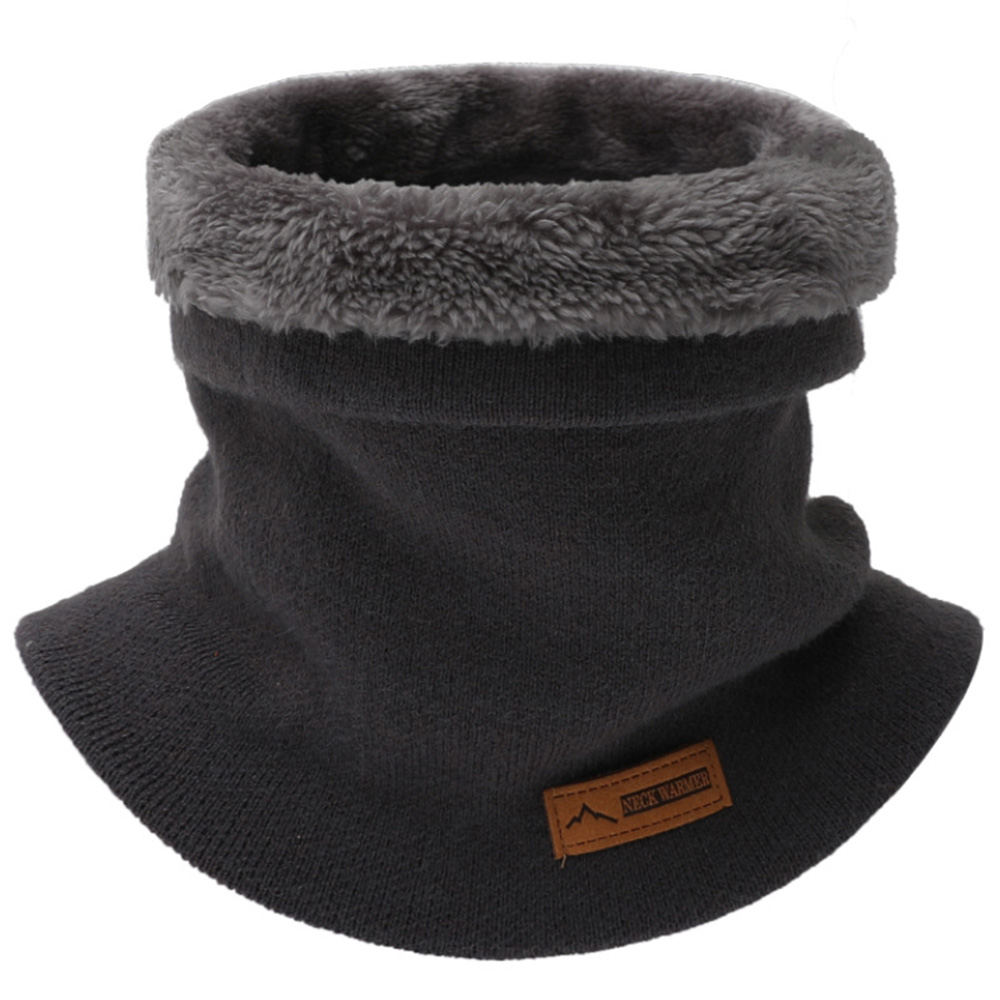 Wool Scarf Men - Cashmere Plush Warm Winter Ring Scarf