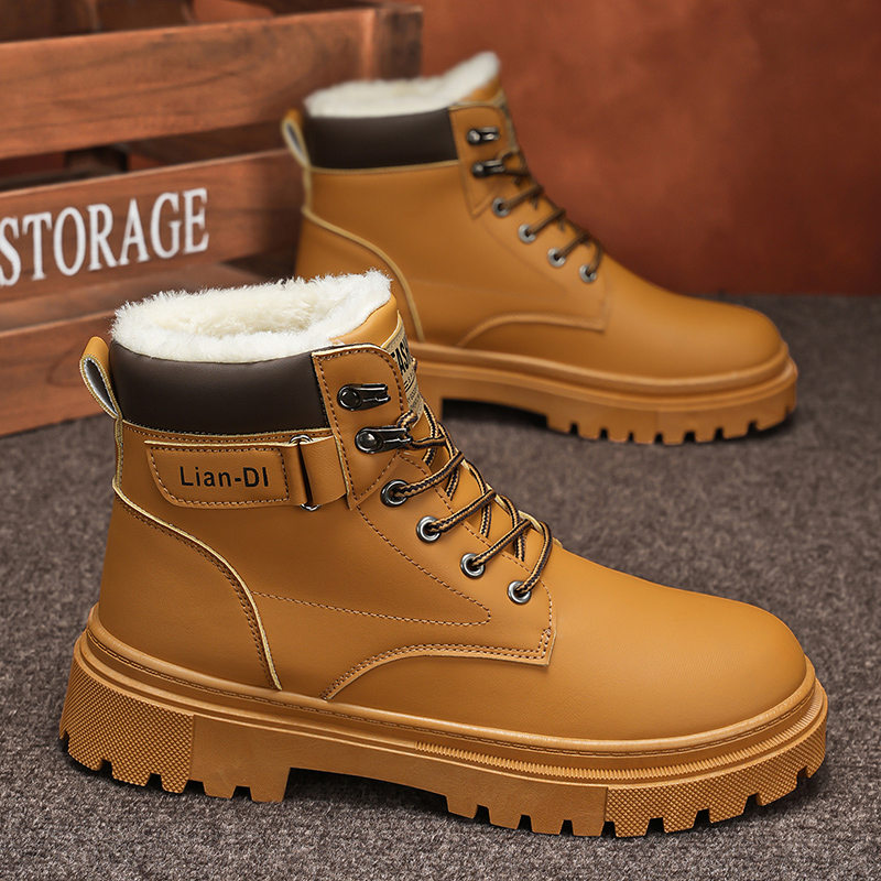 Waterproof Winter Boot - Winter Fleece-Lined Warm High-Top Large Size