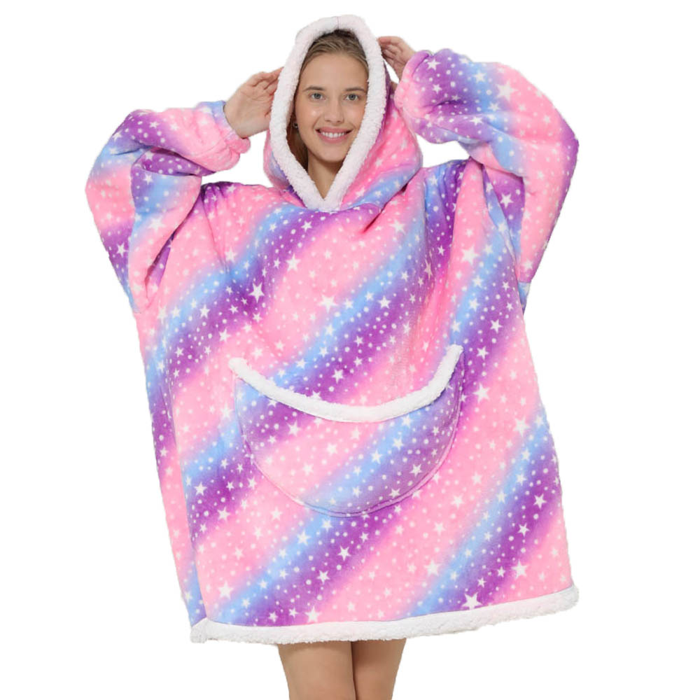 Lazy Hoodie Blanket Oversized  - Sherpa Hoodie Fleece reseña y precio