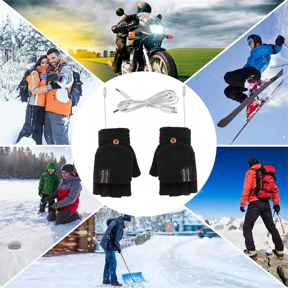 Electric USB Heating Gloves Ha - Hand Warmer Electric reseña y precio