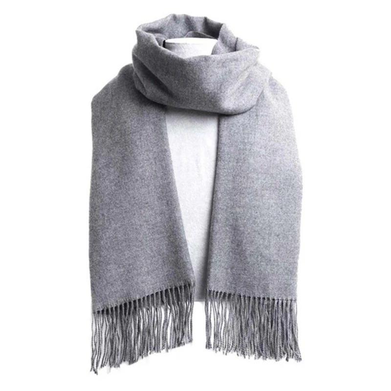 2025 Wool Scarves Winter Soft  - Wool Scarf Men reseña y precio