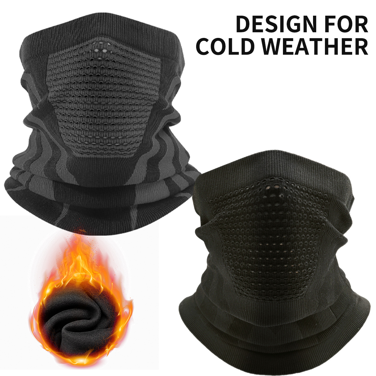 Winter Neck Warmer Gaiter Warm - Neck Gaiter Fleece reseña y precio
