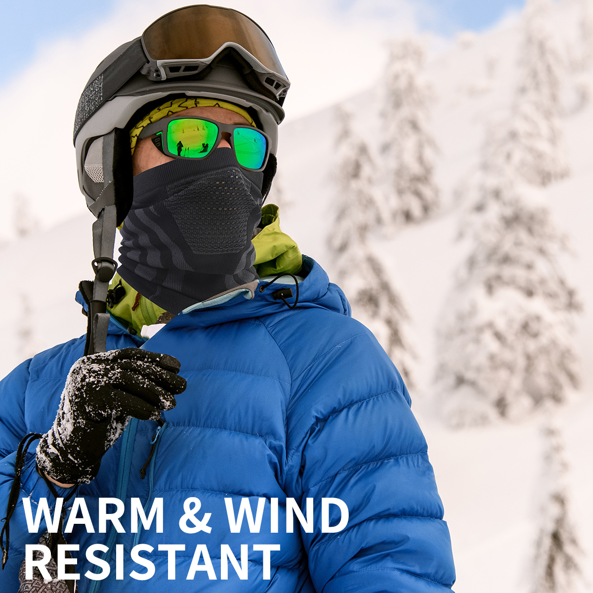 Winter Neck Warmer Gaiter Warm - Neck Gaiter Fleece reseña y precio