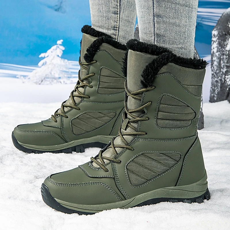 Winter high top thick cold res - Waterproof Winter Boot reseña y precio