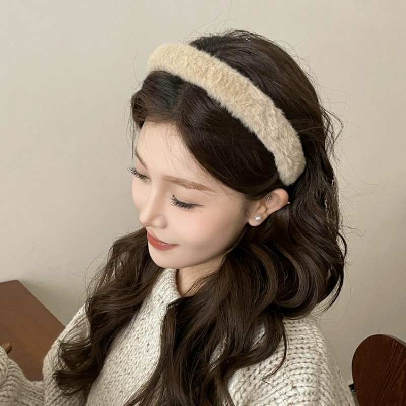 Korean Soft Headband Women Gir - Winter Headband Fleece reseña y precio