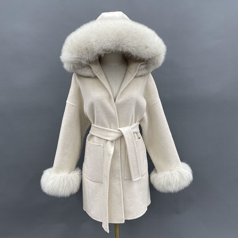 MISSJANEFUR Wool Coat with Rea - Wool Coat Peacoat reseña y precio