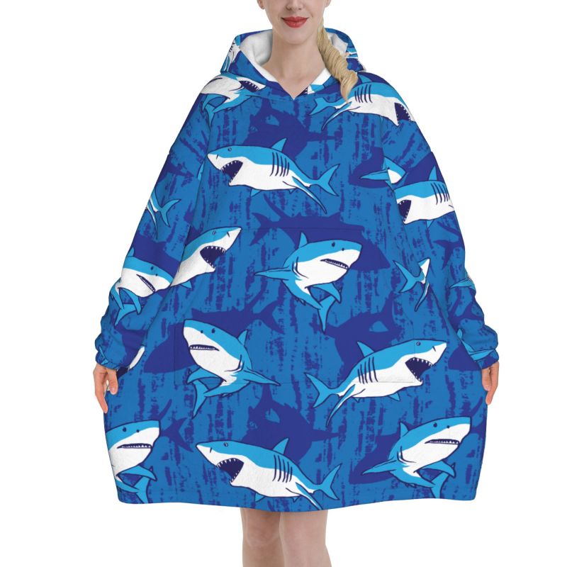 Wearable Blanket Hoodie Cartoo - Sherpa Hoodie Fleece reseña y precio