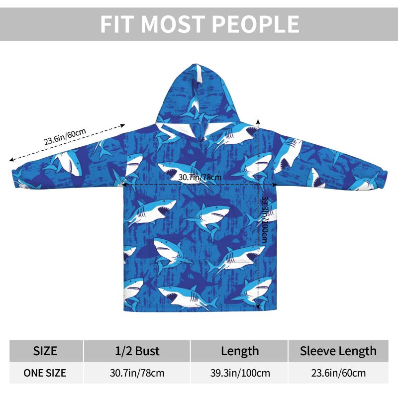 Wearable Blanket Hoodie Cartoo - Sherpa Hoodie Fleece reseña y precio