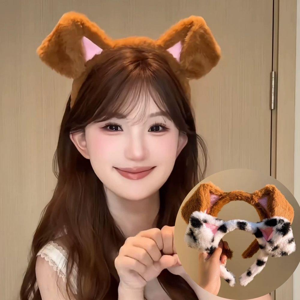 Spotted Dogs Folded Ear Hairba - Winter Headband Fleece reseña y precio