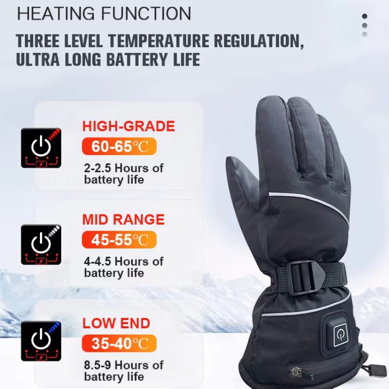 Snowboard Touchscreen Heat Win - Touch Screen Gloves reseña y precio