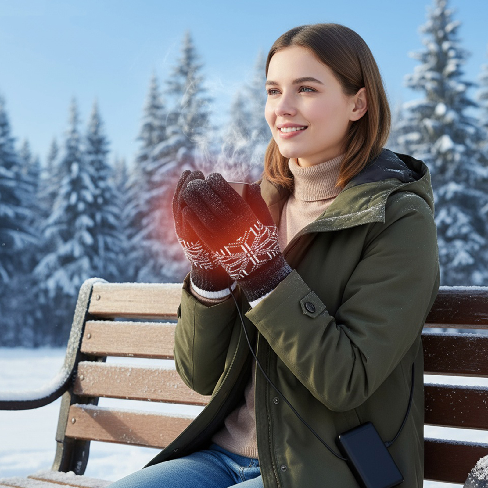 USB Touchscreen Hand Warmer Wi - Touch Screen Gloves reseña y precio