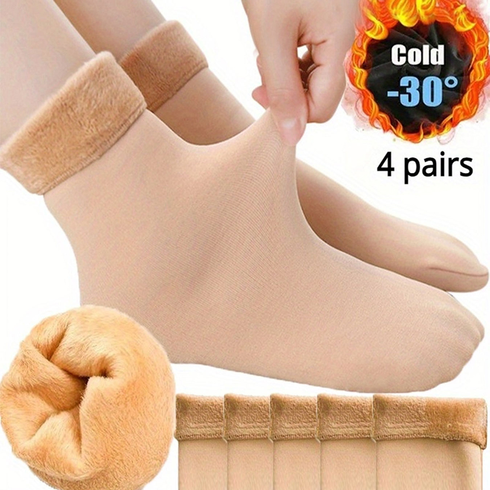 2/4 Pairs Winter Warm Thicken  - Thermal Sock Wool reseña y precio