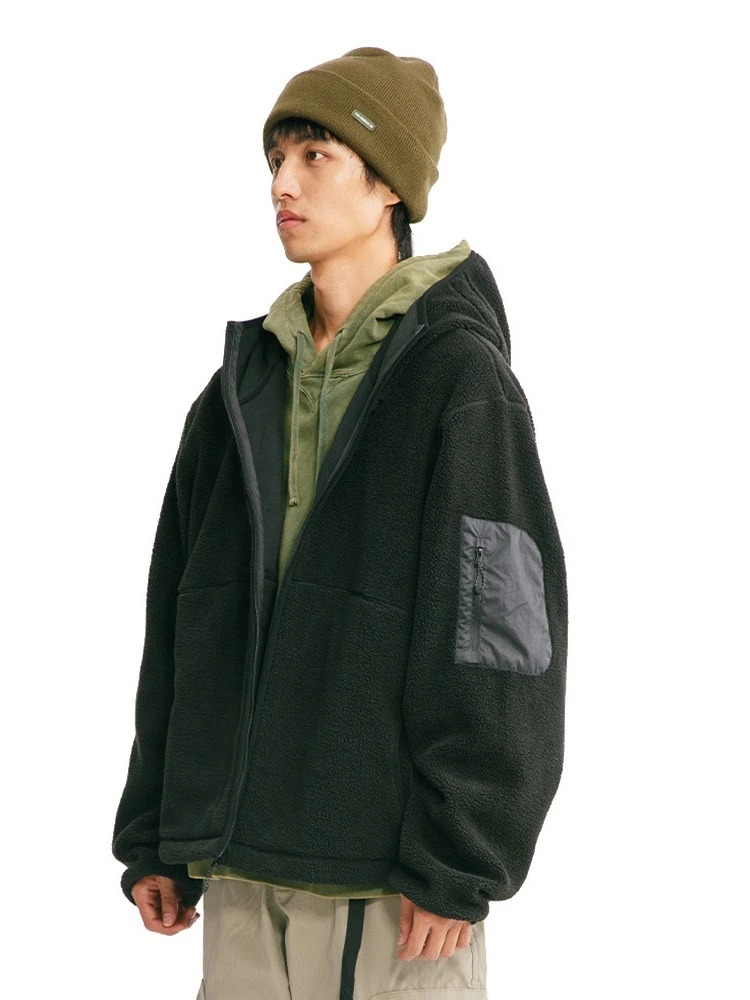 Mens Hoodie Autumn Winter Cott - Sherpa Hoodie Fleece reseña y precio