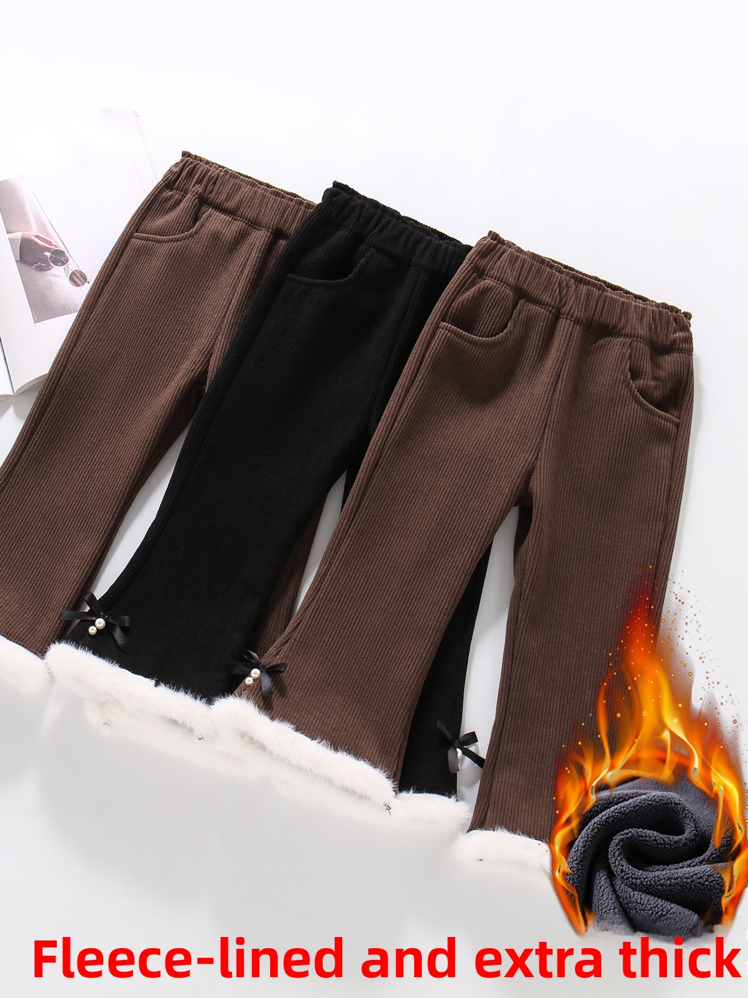 Thiened Fce Children's Bell Bo - Corduroy Pant Warm reseña y precio