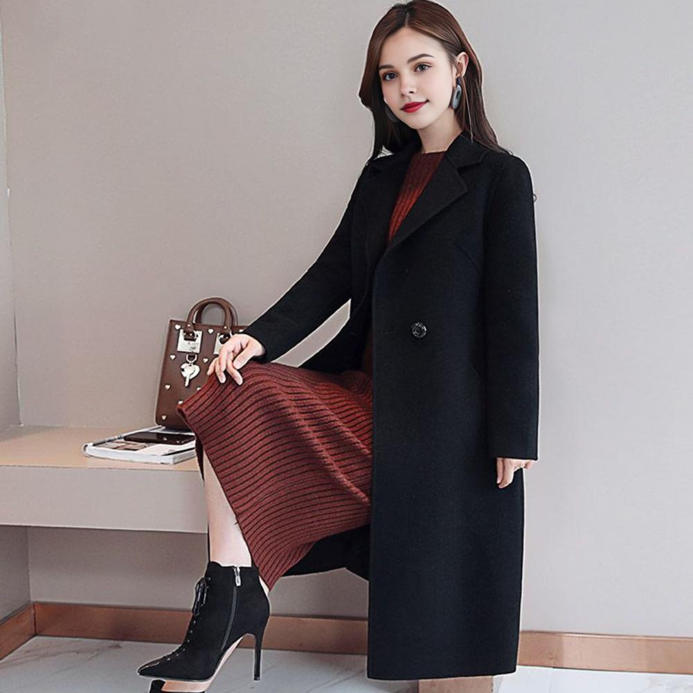 2025 Elegant Women Woolen Coat - Wool Coat Peacoat reseña y precio