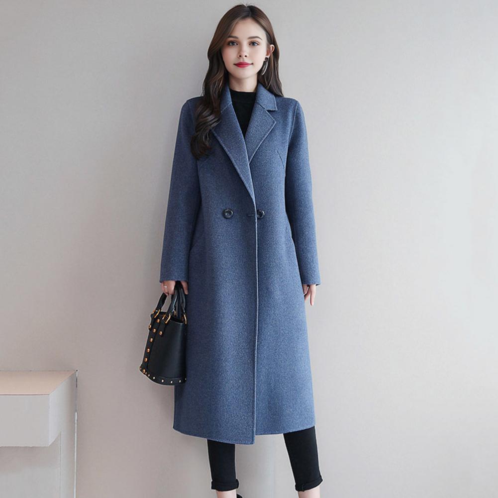 2025 Elegant Women Woolen Coat - Wool Coat Peacoat reseña y precio