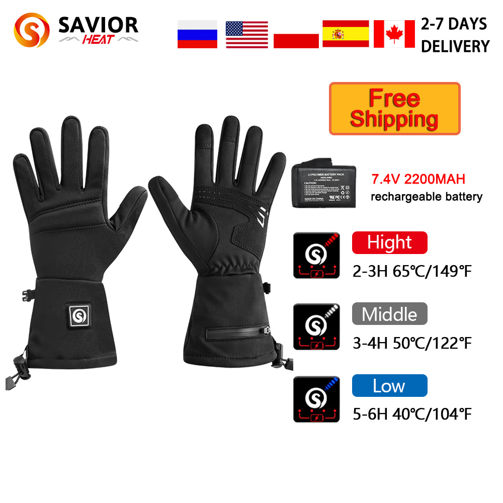 Snow Deer S18 Winter Heated Gl - Touch Screen Gloves reseña y precio
