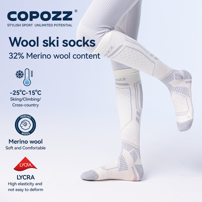COPOZZ Merino Wool Winter Ski  - Thermal Sock Wool reseña y precio