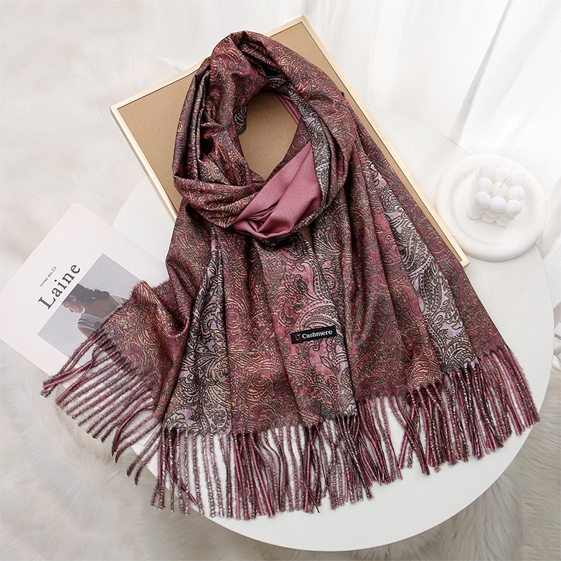 Luxury Paisley Pashmina Shawl  - Cashmere Pashmina Wrap reseña y precio
