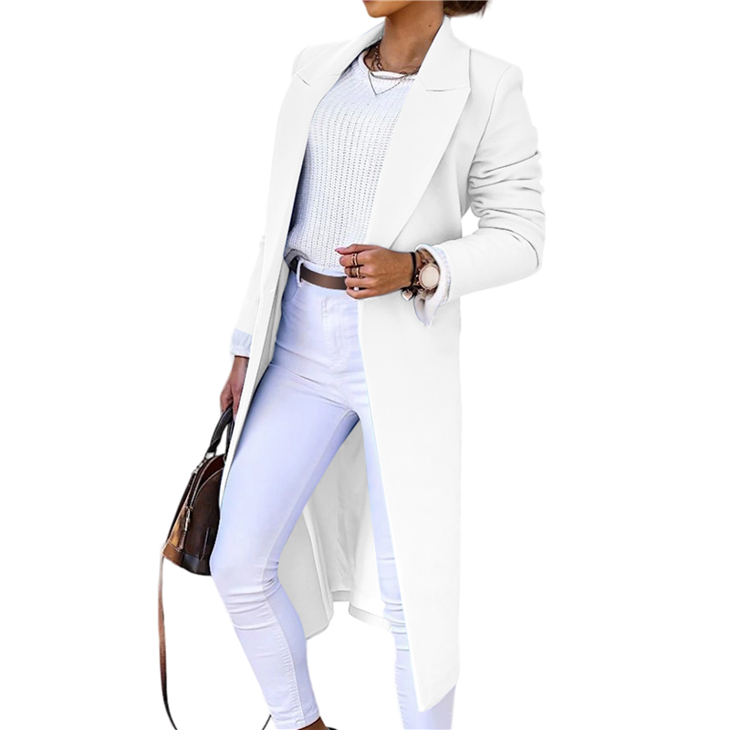 CYCLI-Women Long Wool Coats Fo - Wool Coat Peacoat reseña y precio