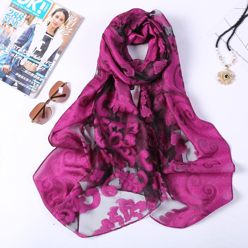 Hot Selling 180*70 Organza Sil - Shawl Wrap Winter reseña y precio