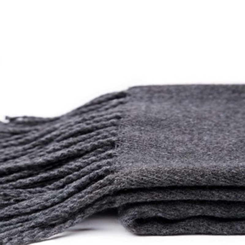 Autumn And Winter Solid Color  - Wool Scarf Men reseña y precio