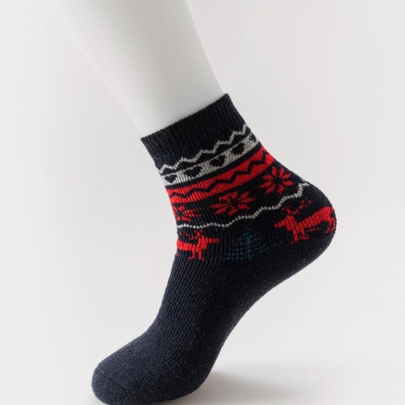 5 Pairs Men's Faux Wool Socks  - Thermal Sock Wool reseña y precio