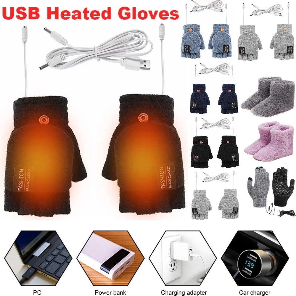 USB Electric Heated Gloves Win - Touch Screen Gloves reseña y precio