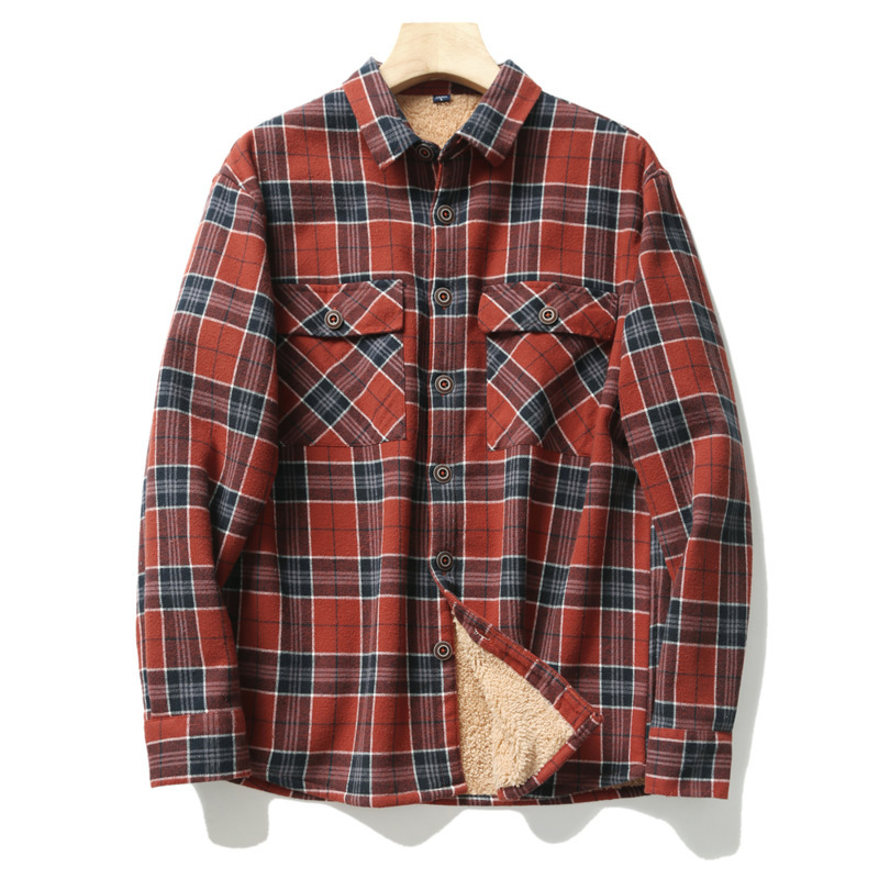 Men's Plaid Flannel Shirts Jac - Flannel Shirt Lined reseña y precio