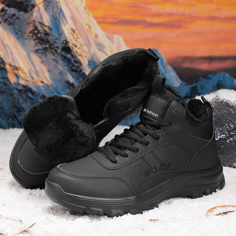 Brand Men's Boots Warm Plush S - Waterproof Winter Boot reseña y precio