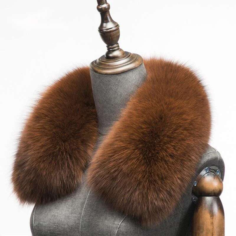 Winter Natural Fox Fur Scarf S - Shawl Wrap Winter reseña y precio