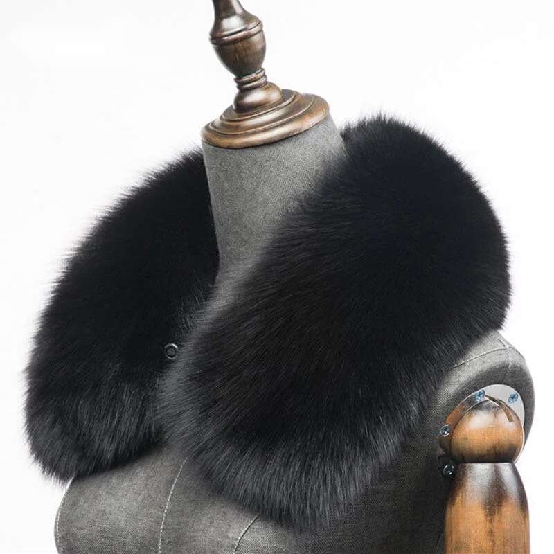 Winter Natural Fox Fur Scarf S - Shawl Wrap Winter reseña y precio