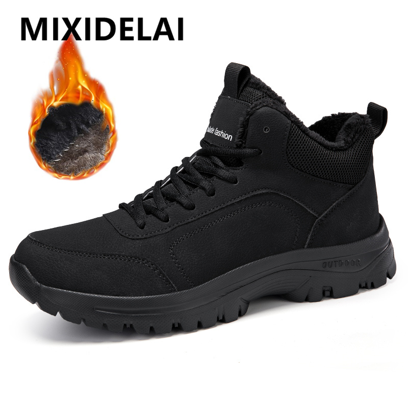 Winter Men's Boots Warm Plush  - Waterproof Winter Boot reseña y precio