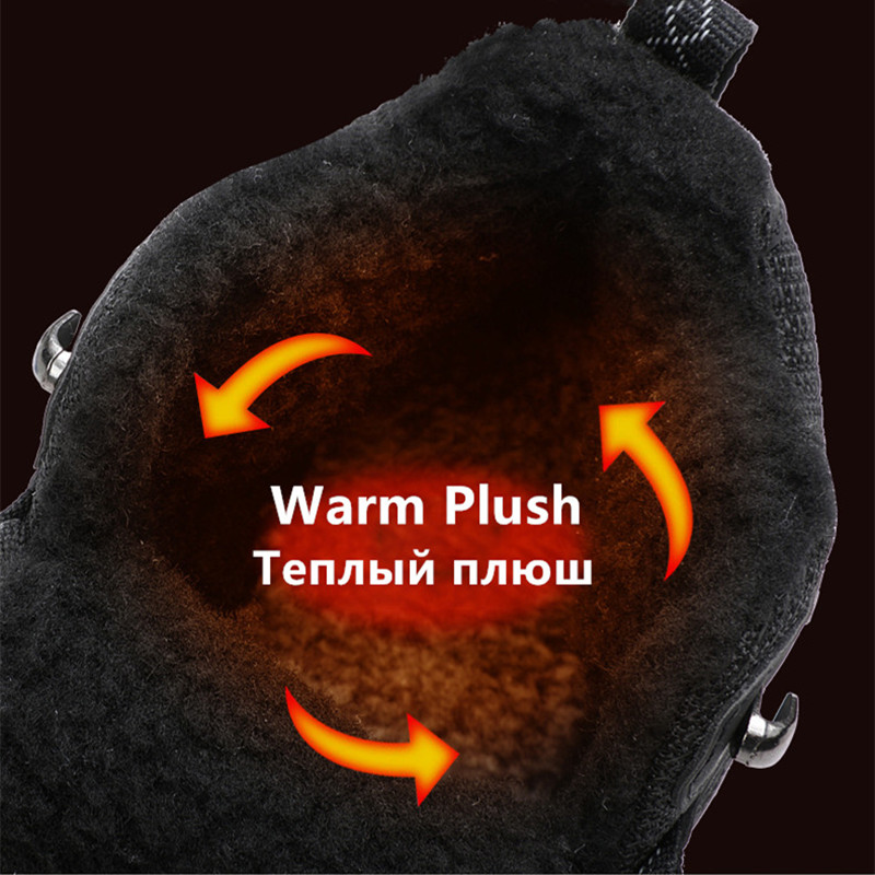 Winter Men's Boots Warm Plush  - Waterproof Winter Boot reseña y precio