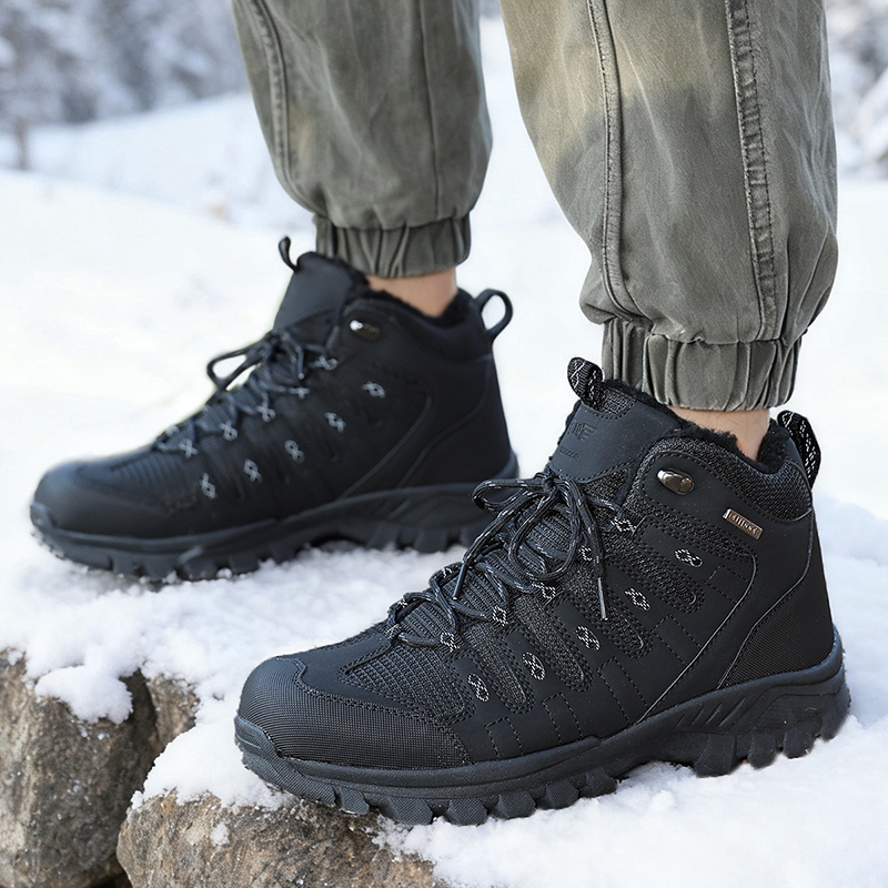 Winter Men's Boots Warm Plush  - Waterproof Winter Boot reseña y precio