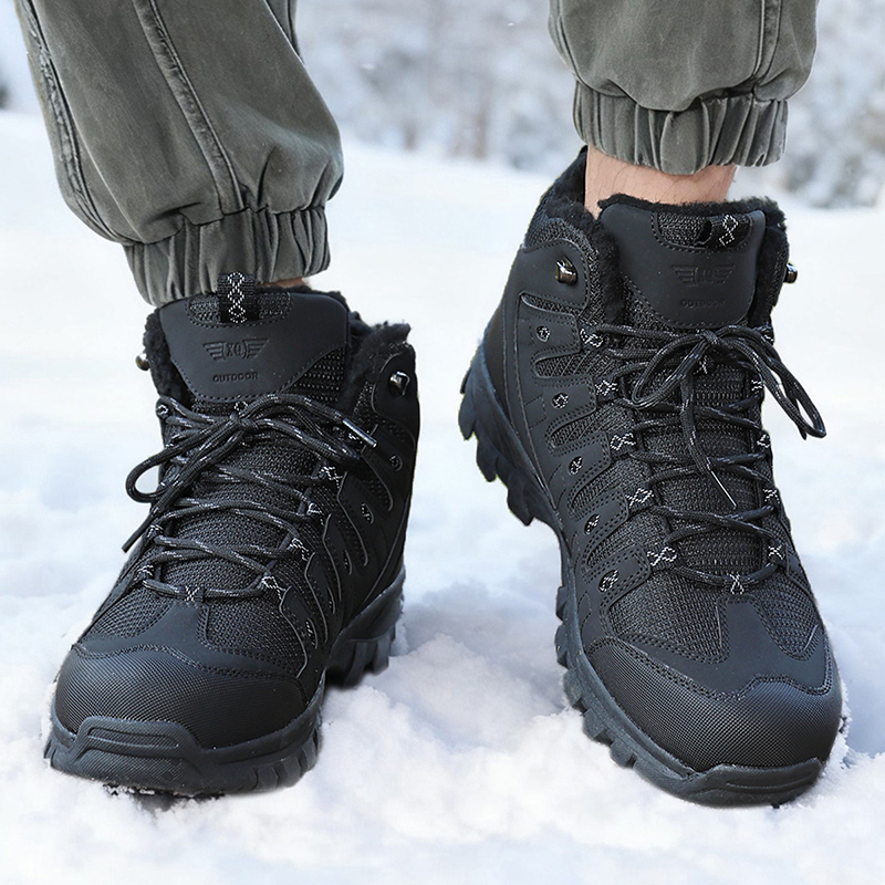 Winter Men's Boots Warm Plush  - Waterproof Winter Boot reseña y precio