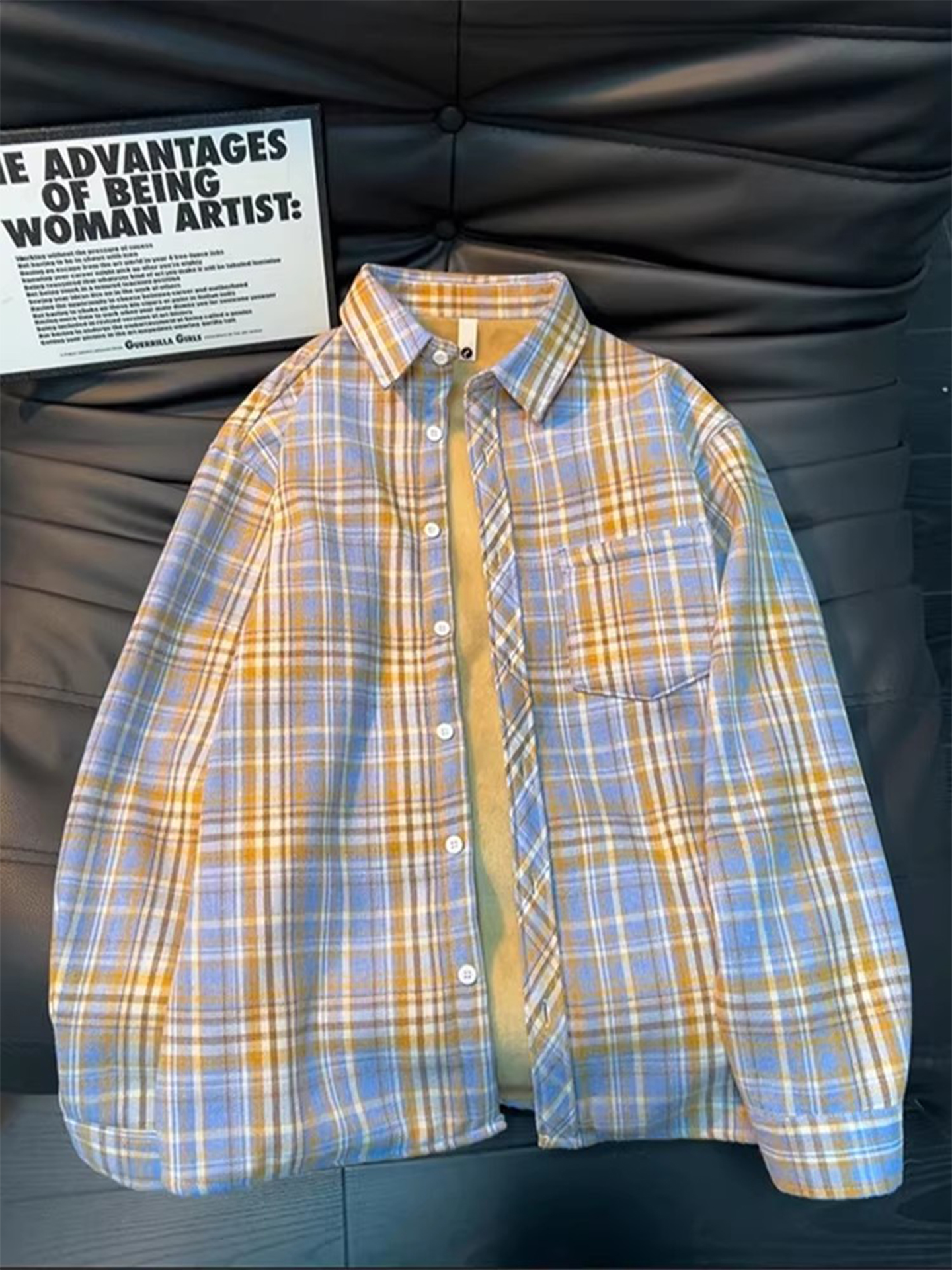 Men's Vintage Plaid Flannel Sh - Flannel Shirt Lined reseña y precio