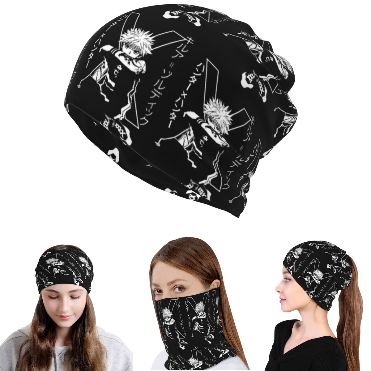 Killua Zoldyck Anime HXH Hunte - Knit Beanie Hat Warm reseña y precio