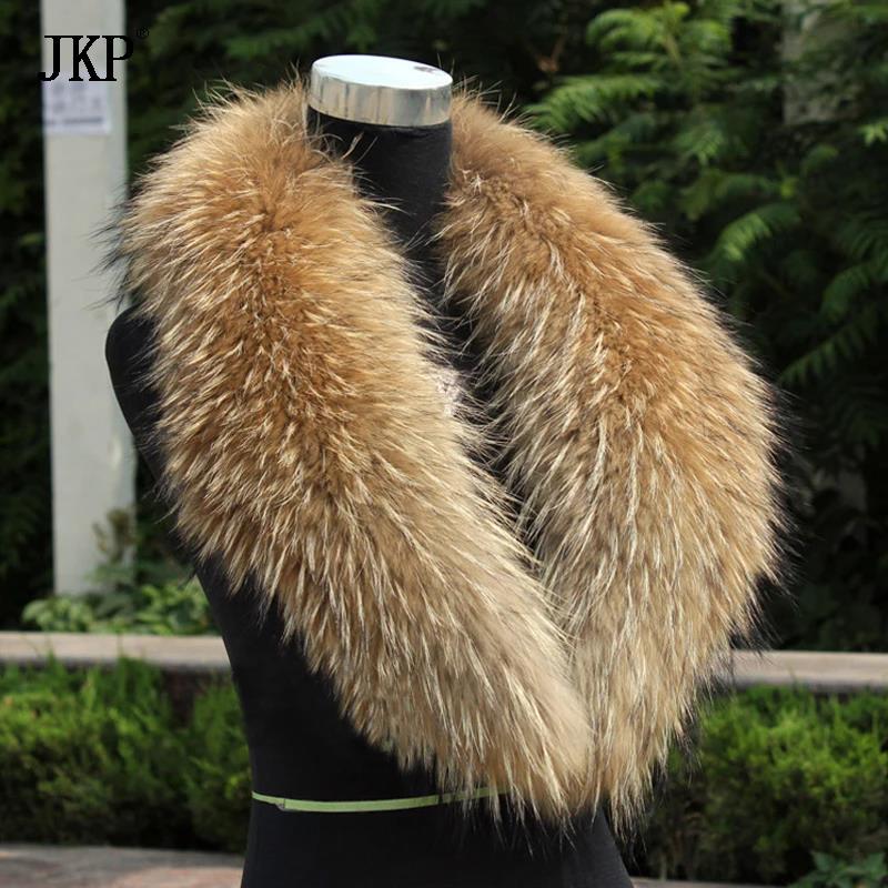 Natural Fur Collar Real raccoo - Shawl Wrap Winter reseña y precio