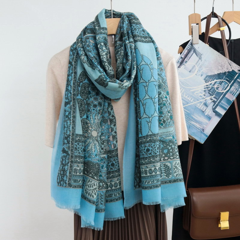 Tassels Long Scarf Luxury Bran - Cashmere Pashmina Wrap reseña y precio