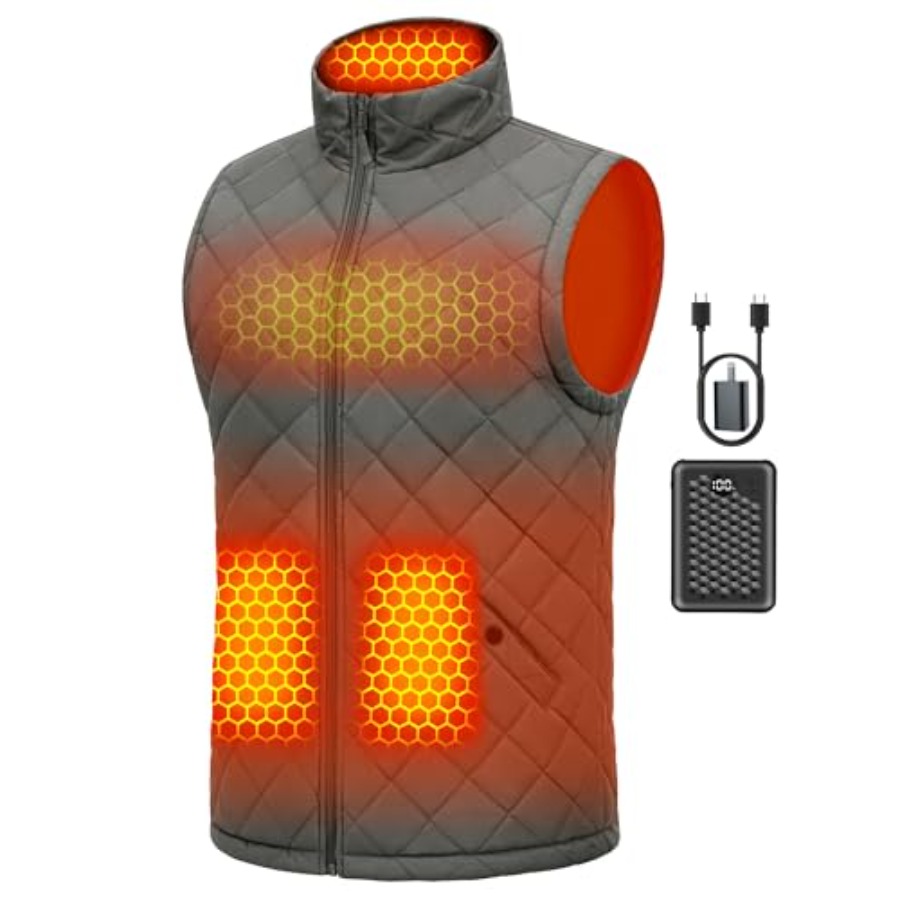 Wulcea Graphene Heated Vest Fo - Heated Vest Battery reseña y precio