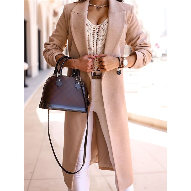 A24F-Women Long Wool Coats For - Wool Coat Peacoat reseña y precio