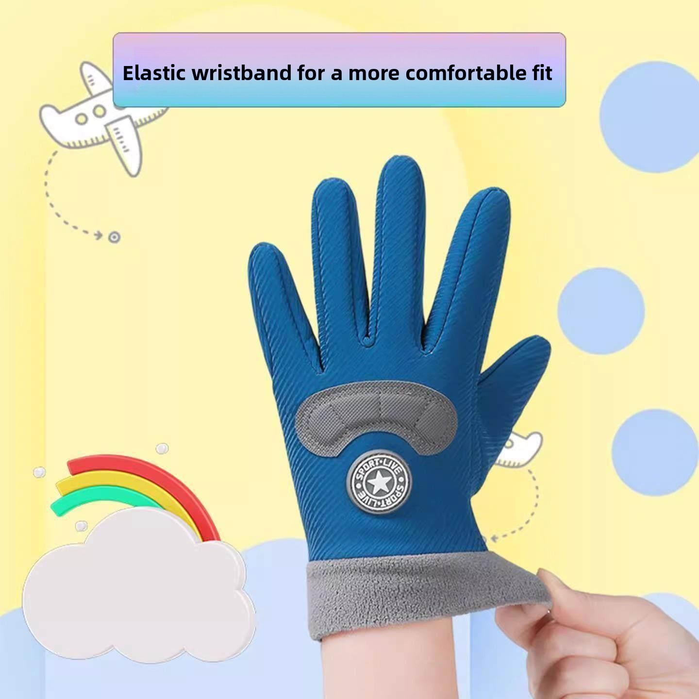 Children's Ski Gloves Winter W - Snow Glove Insulated reseña y precio