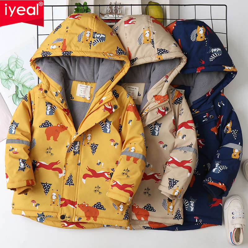 IYEAL Children's Coat Animals  - Flannel Shirt Lined reseña y precio