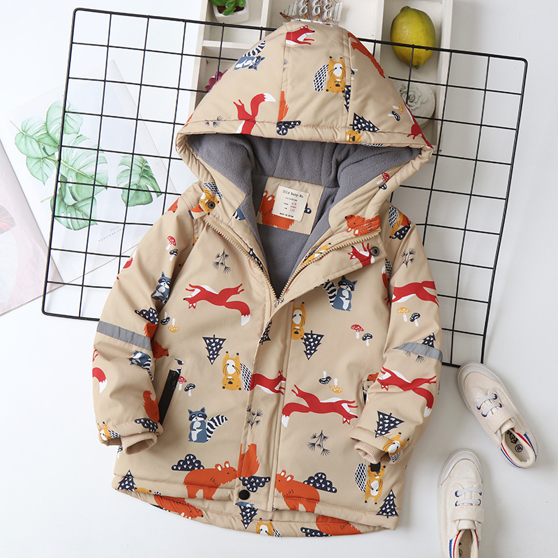 IYEAL Children's Coat Animals  - Flannel Shirt Lined reseña y precio