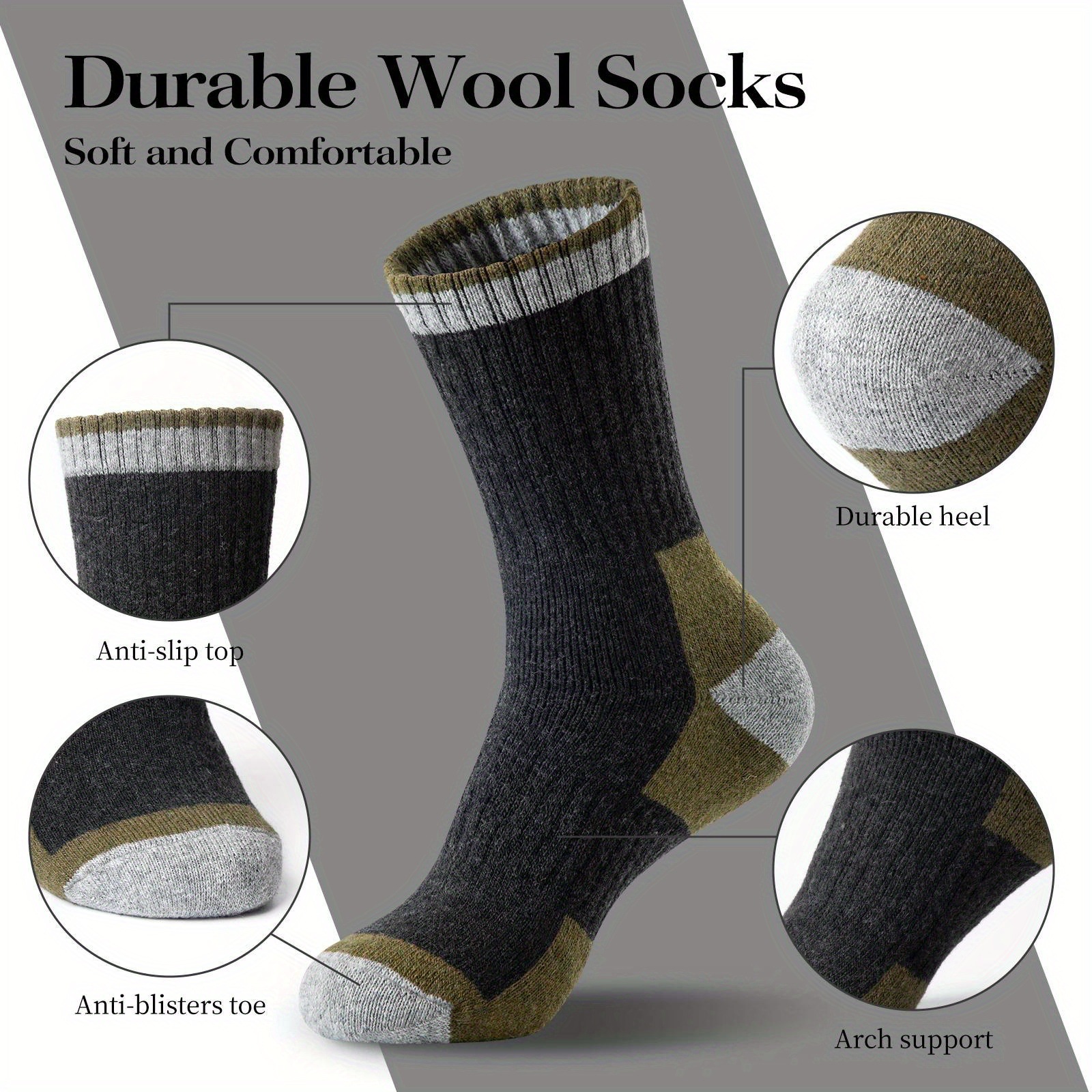 Winter Merino Wool Socks Thick - Thermal Sock Wool reseña y precio