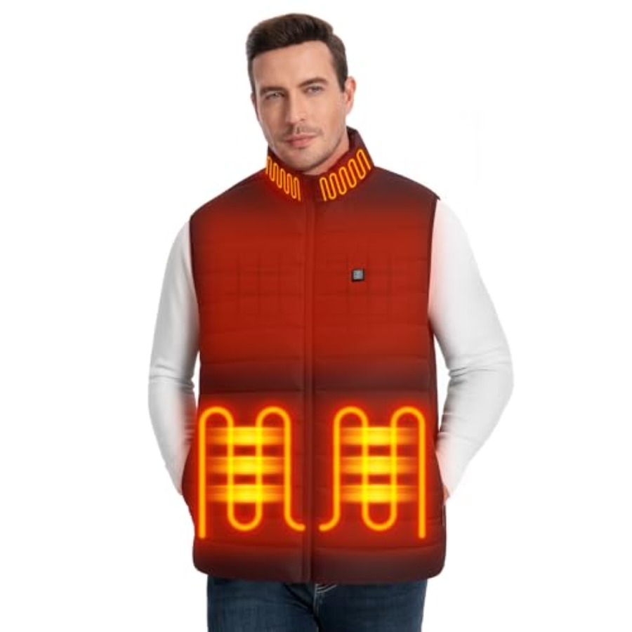 Men's Lightweight Heated Vest  - Heated Vest Battery reseña y precio
