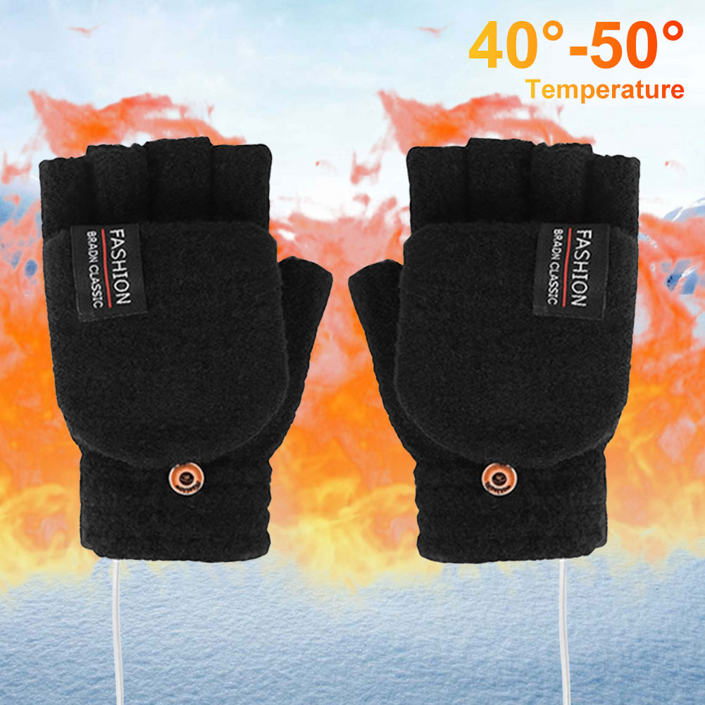 USB Electric Heated Gloves Adj - Touch Screen Gloves reseña y precio