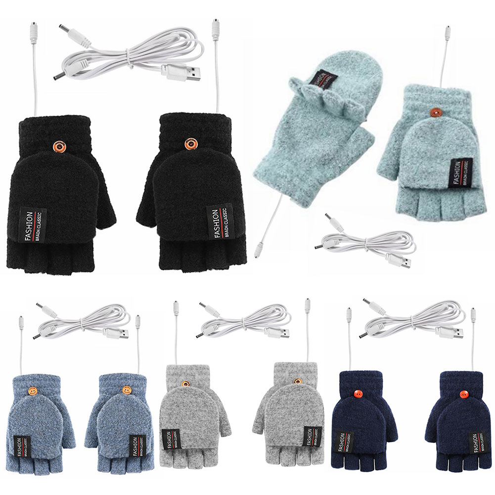 USB Electric Heated Gloves Adj - Touch Screen Gloves reseña y precio
